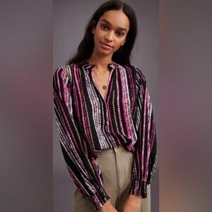ANTHROPOLOGIE Maeve Colette Peasant Blouse Size S NWT